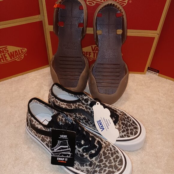 Vans Men's 4/Women's 5.5 Old Skool Tape Mesh Dots Modular Synthetic Mesh Wraps - Picture 7 of 11